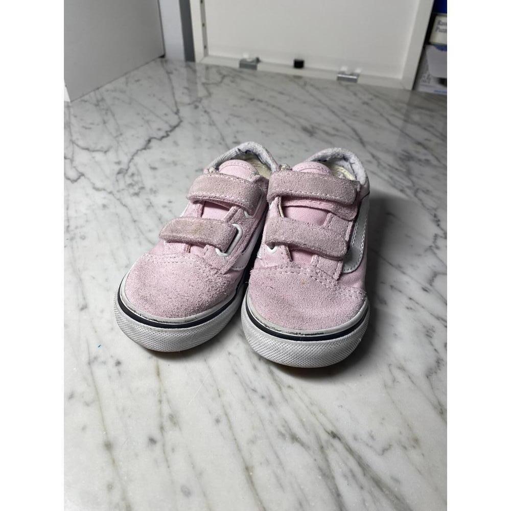 Vans pink toddler girls sneakers size 7
